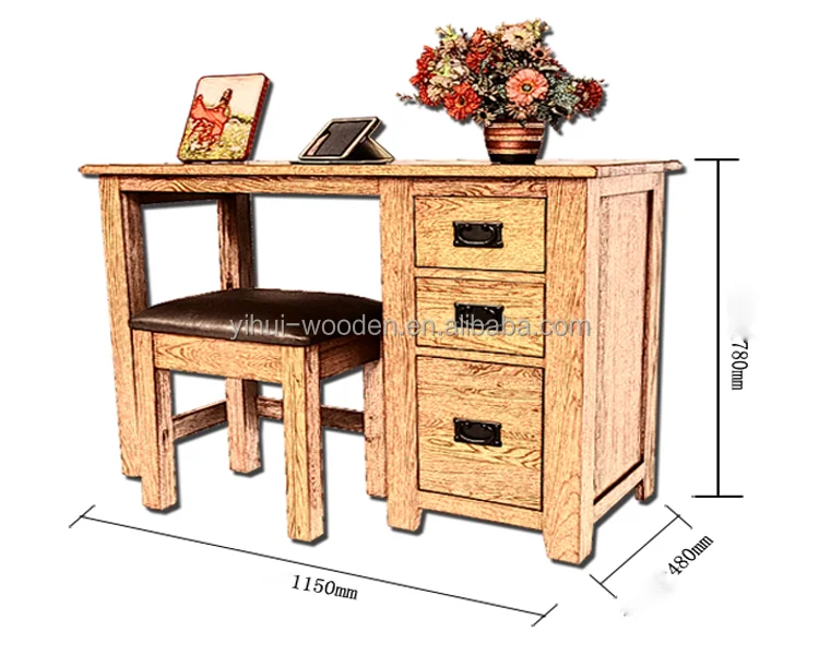 
Modern Design Home Furniture Solid Wooden study desk, pine study table study computer table desk cabinet 