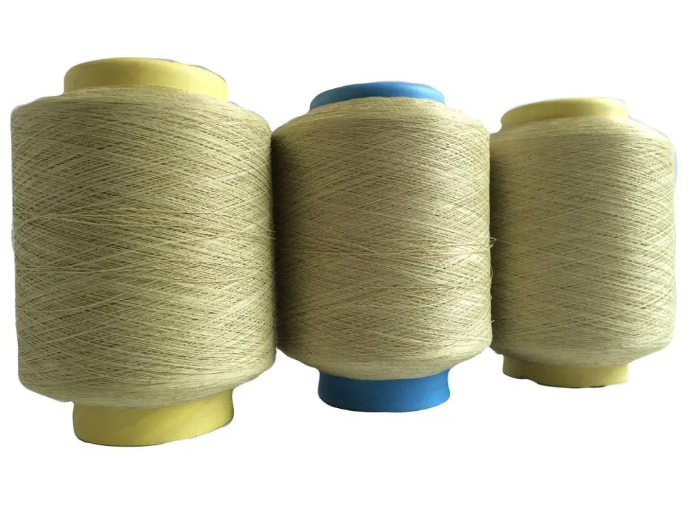 High Tenacity Flame Retardant Para Aramid Stainless Steel Core Yarn For Cut Resistant Glove