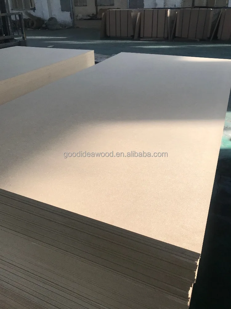 
plain mdf raw mdf poplar fiberboard 1220*2440*17mm 