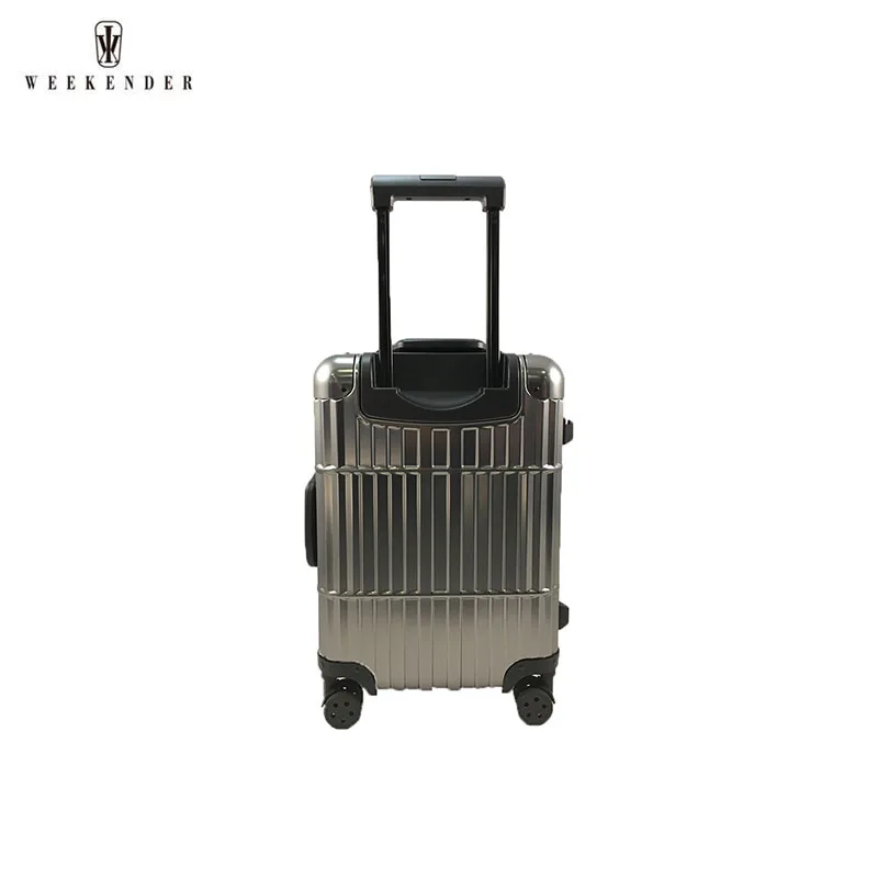 Chinese Aluminum Metal Polo Club Trolley Suitcase