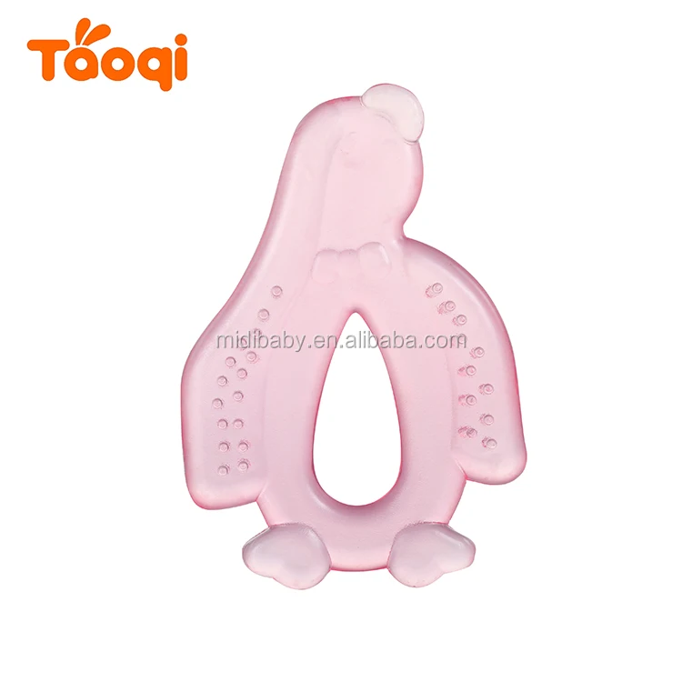 
animal shape EVA water filled baby teether 