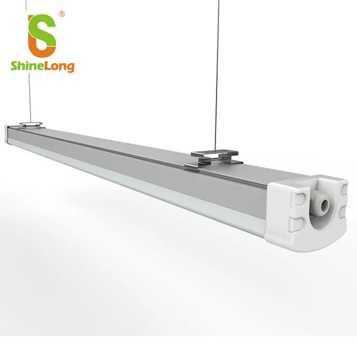ShineLong 4ft светодиодная Паровая герметичная арматура светильник