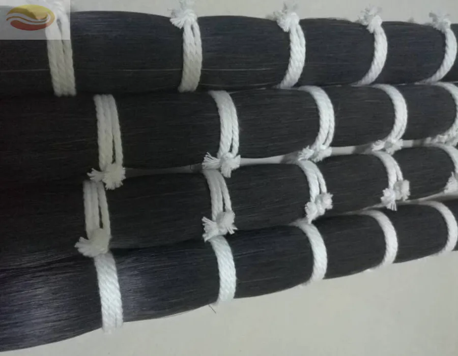 
Mongolian Black Horse Tail Hair for Bass Bow Hair 