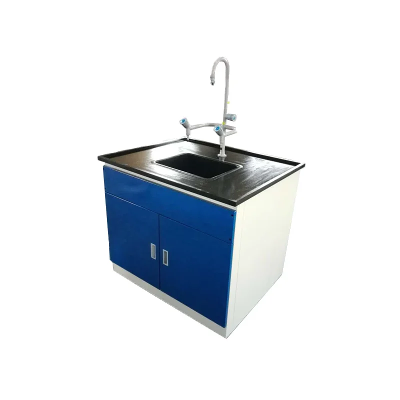 Acid Resistant Testing Laboratory Bench With Cabinet Fitting Instrument Used Apparatus Clinic Faucet Sinks