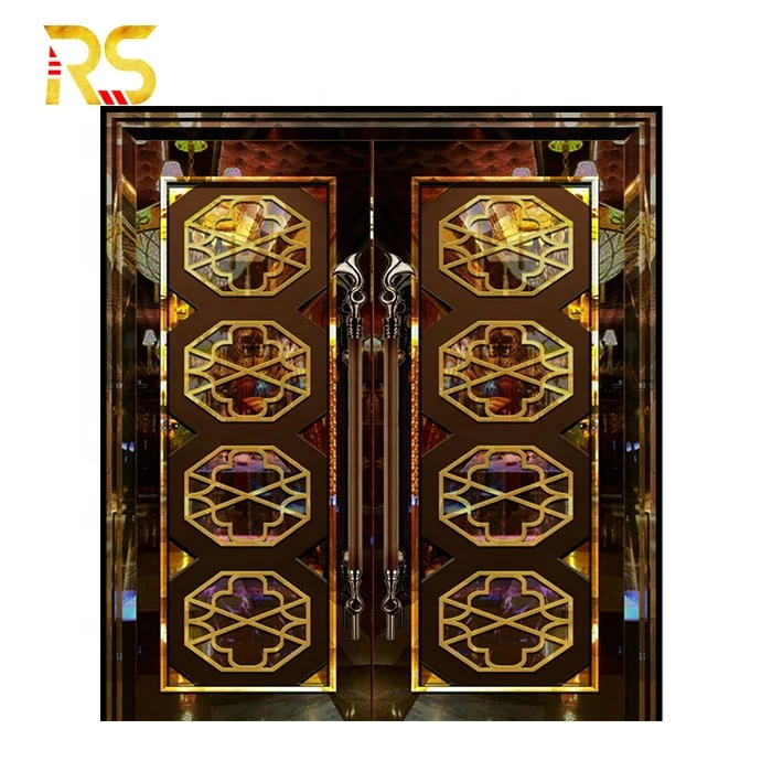 professignal design luxury night club entrance door bar decorative main gate
