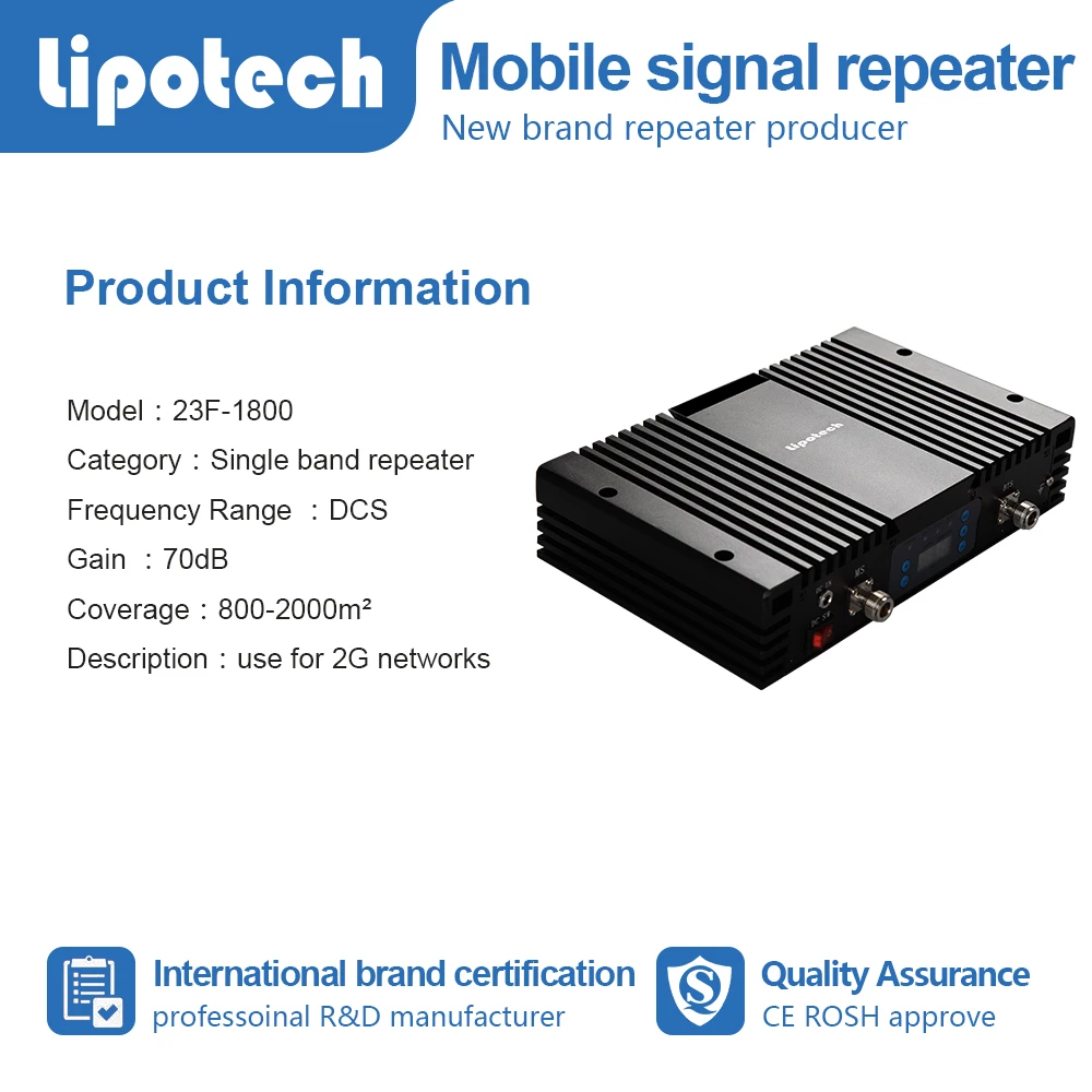 LIPOTECH DCS 3 г мобильный сигнал повторителя booster для рабочих мест с заводской цене 1800 мГц крытый ретранслятор