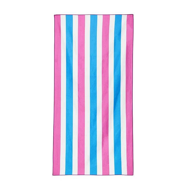 wholesale Custom printed microfiber beach towel sand free beach towel with bag