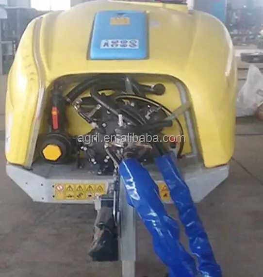 top quality high efficient tractor PTO use garden orchard trailer boom tank air blast sprayer 1500L with Italy diaphragm pump