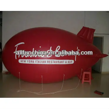 
4m-7mL inflatable sky airship helium balloon inflatable helium zeppelin blimp custom logo size colors 