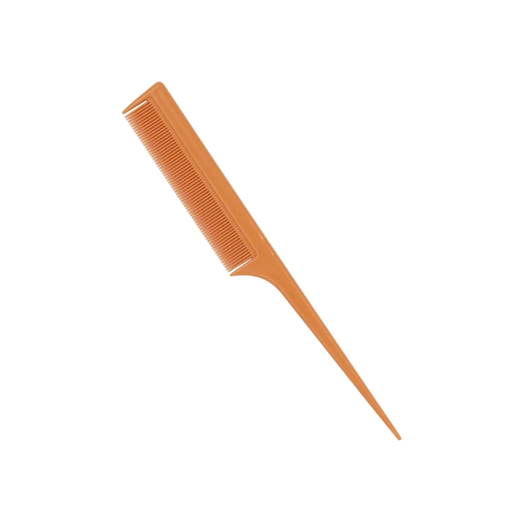 High quality salon Hairdressing tool Plastic comb with tail