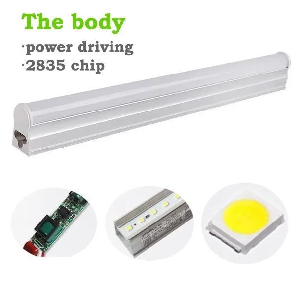 14W 3ft T5 LED Tube Light 12/24V SMD2835 Chip for Hotels ROHS Certified