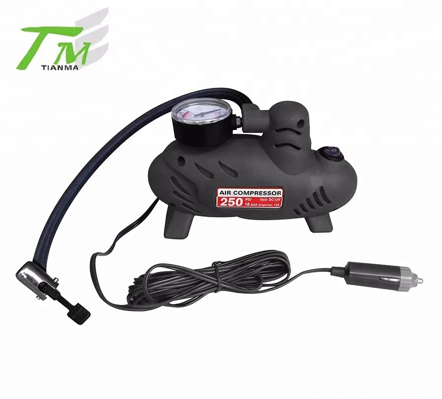 Chinese 250PSI car tyre inflator vehicle tool air pump portable mini 12V car air tire inflator