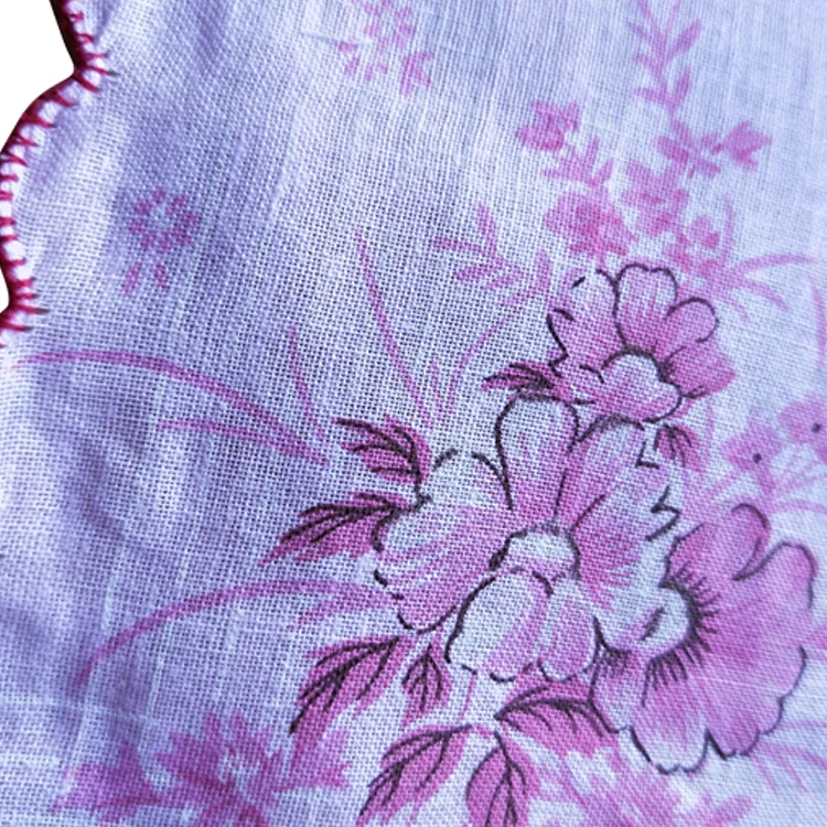 Женские мягкие хлопковые носовые платки с принтом на заказ для очистки