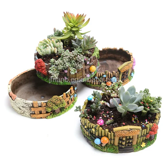 
Large Dia Cement Handmade Flower Pot Planter Bonsai for Home, Garden Deroration Used with Flower/green Plant Desktop 48pcs 