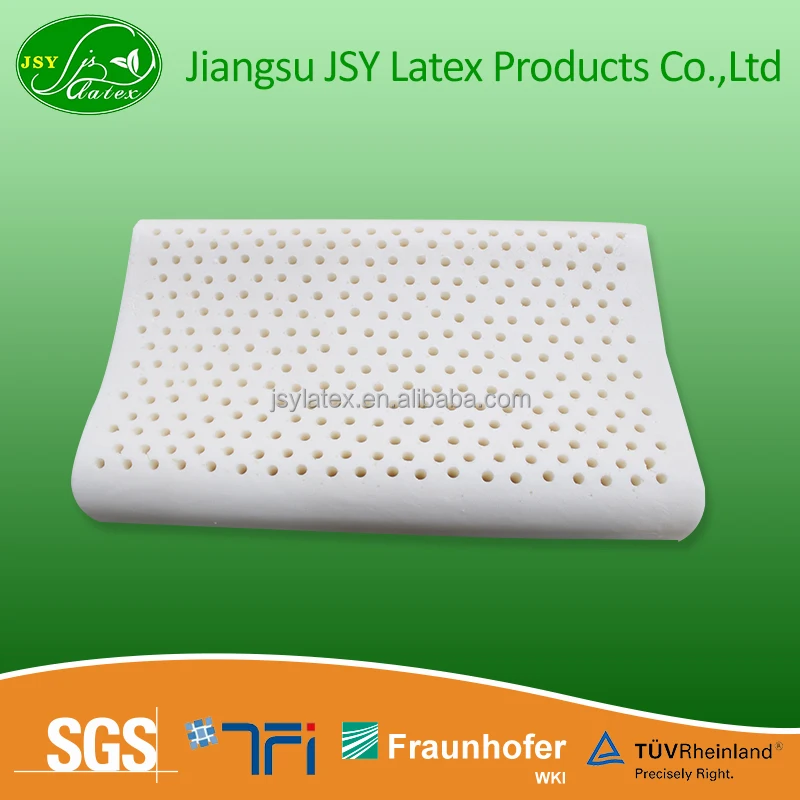 Pure natural latex pillow contour