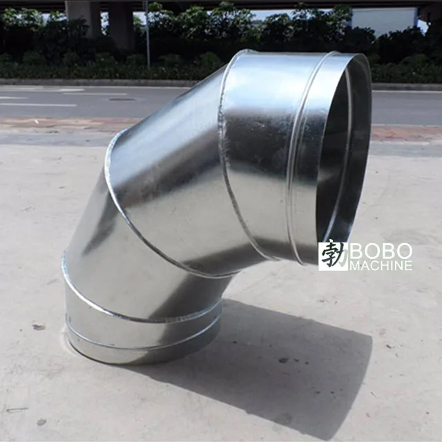 Stainless Steel Round Duct Elbow Cold Forming Gorelocker Making Machine Equipment