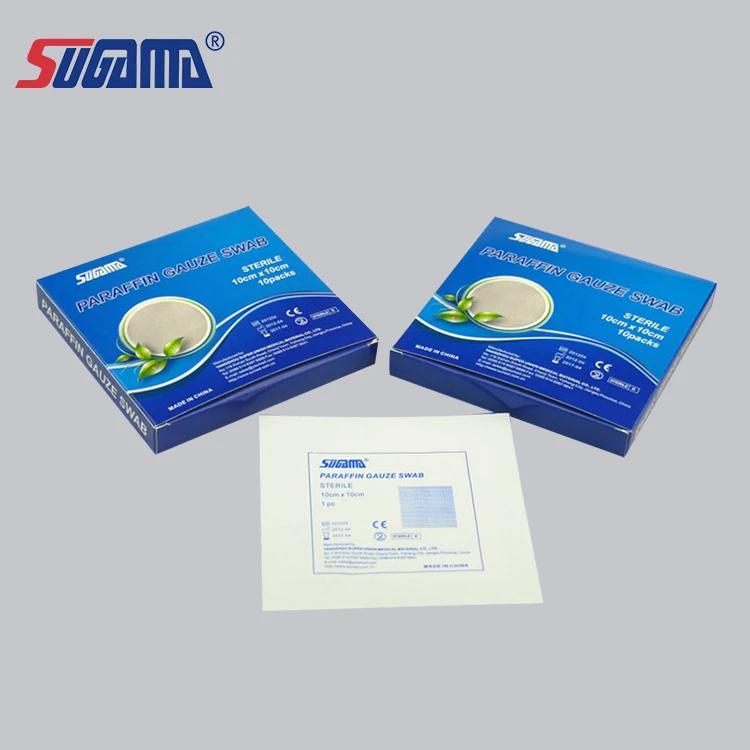 sterile Soft and comfortable paraffin gauze for bedsore medical paraffin gauze