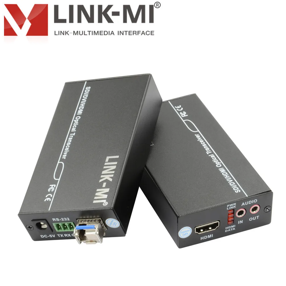  Full HD 10 км HDMI оптический передатчик и приемник с поддержкой двухсторонней передачи звука без сжатия автоидентификацией