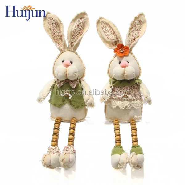 Creative customized children easter gifts hopsacking party decorations doll