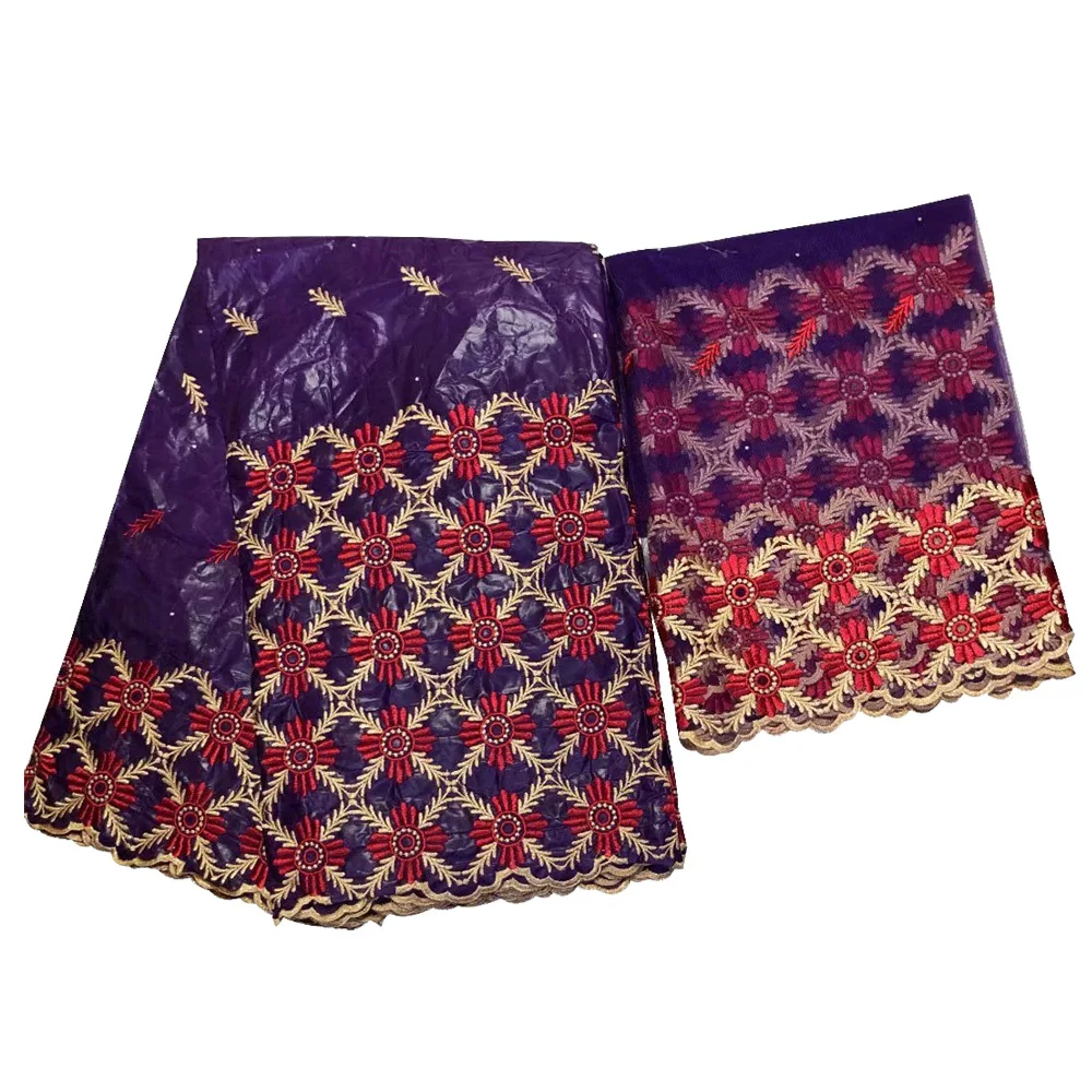 
 Красивая африканская одежда базин тканевый шарф базин вышивка ML47B02  