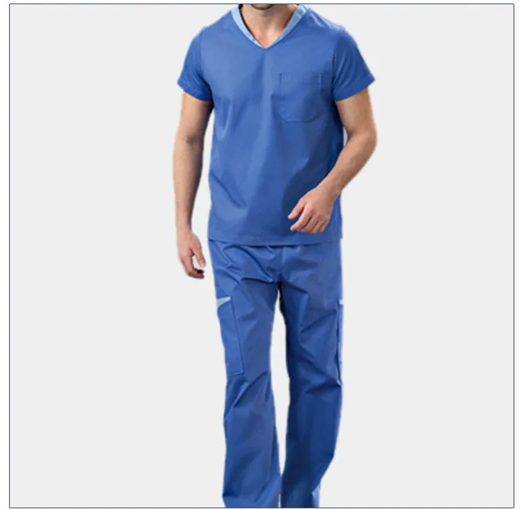Rayon  cotton scrubs uniforms sets philippines modern nurse uniform male nursing scrubs hospital uniforms