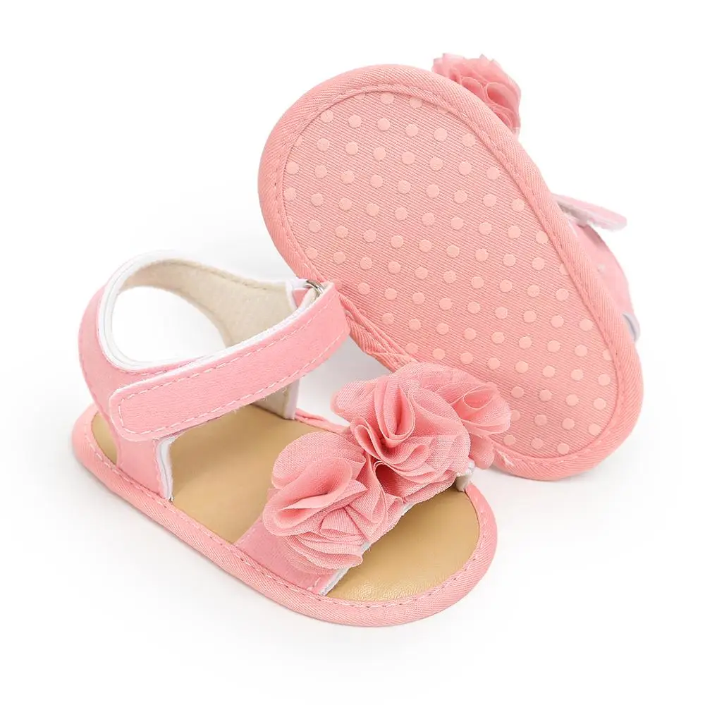 Newborn Baby Girl Sandals Summer Toddler Casual Fashion Baby Girl Children Sandals Baby Slippers With Flowers
