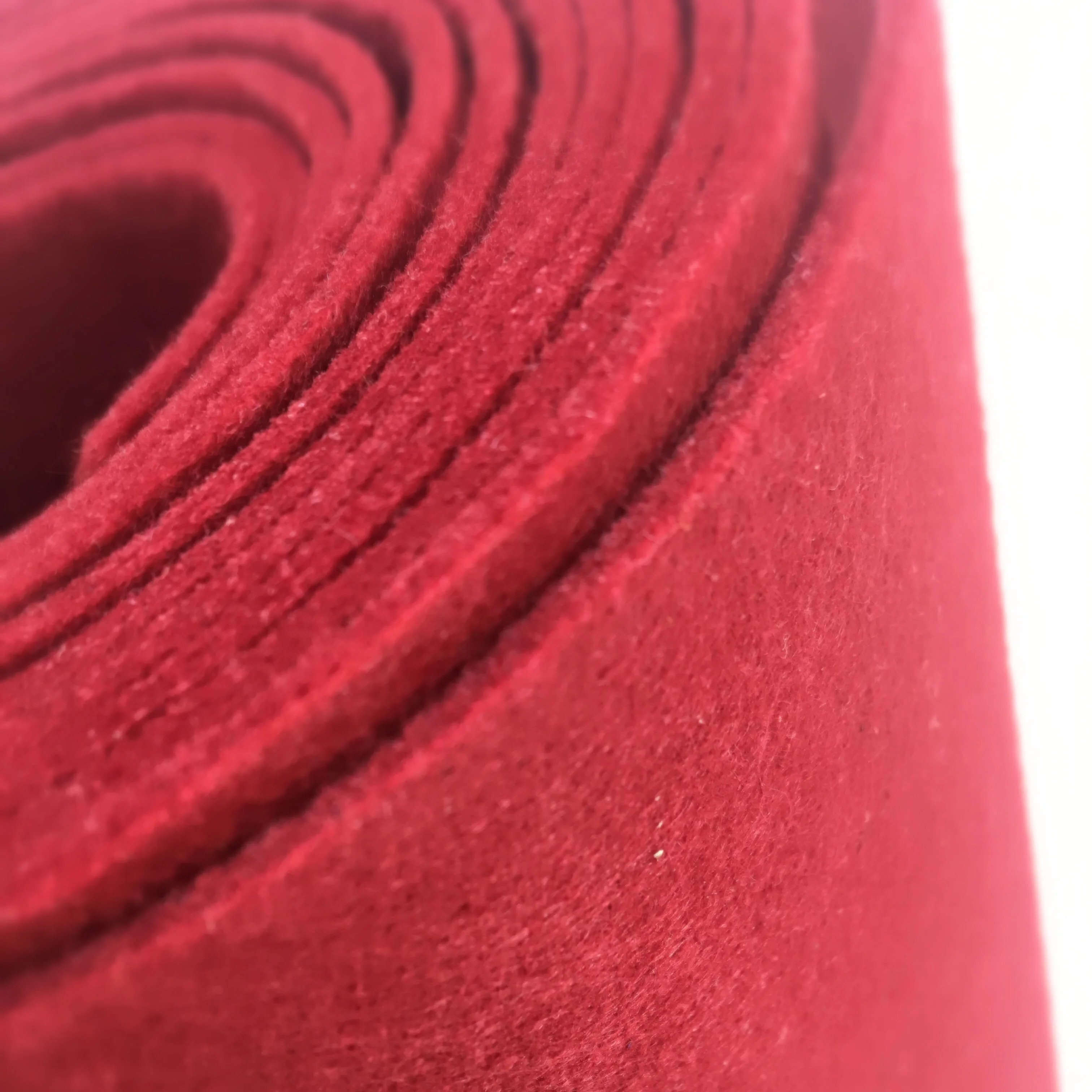 China Big Factory Good Price chemical fiber polyester needle punched felt carpet yarn nonwoven fabric for speaker box wholesale