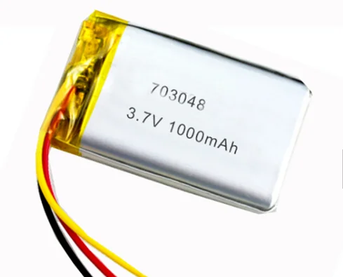 Factory price 3.7v 703048 1000mAh li-polymer batetry rechargeable battery