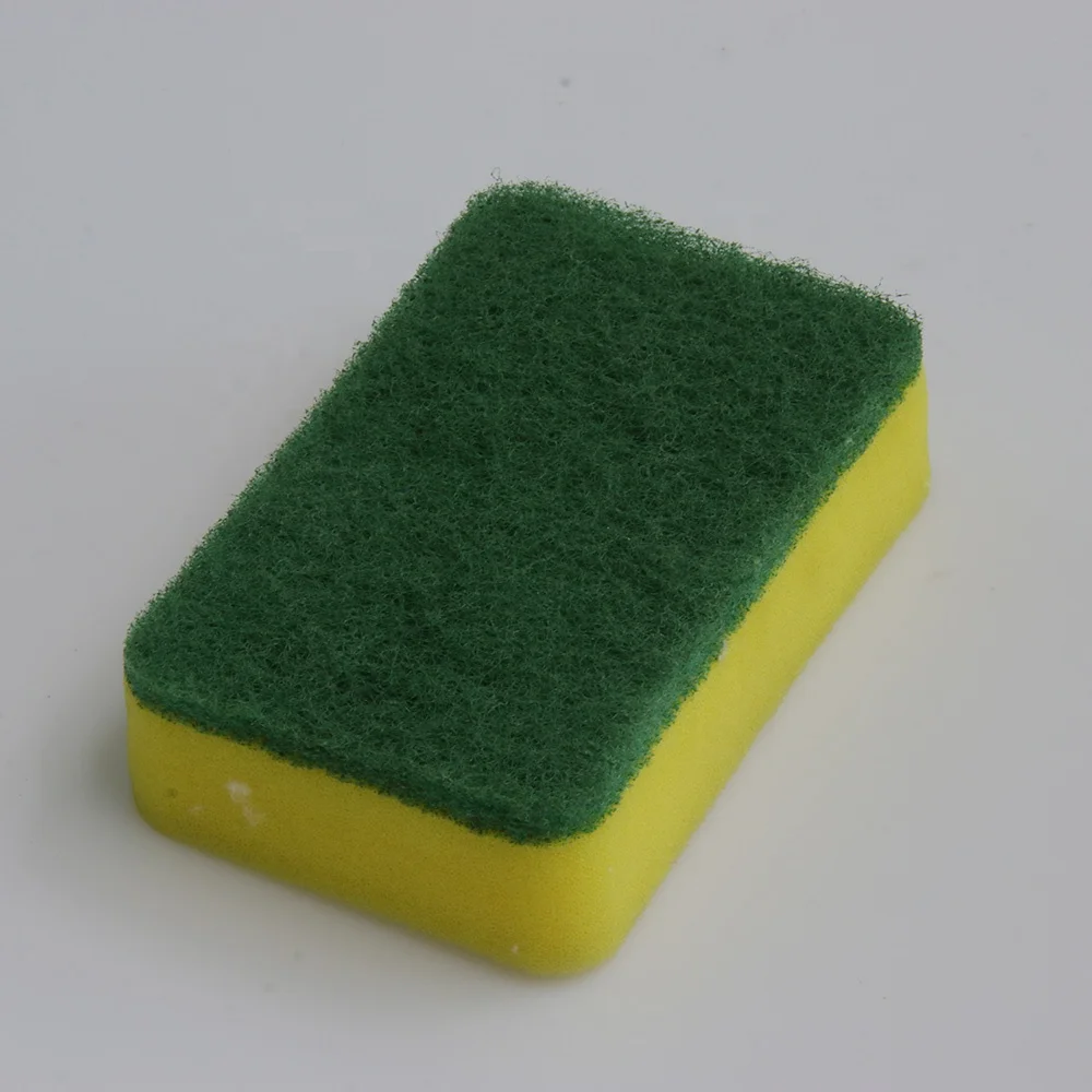 13*9*1.6cm sponge scourer for kitchen cleaning HL15011