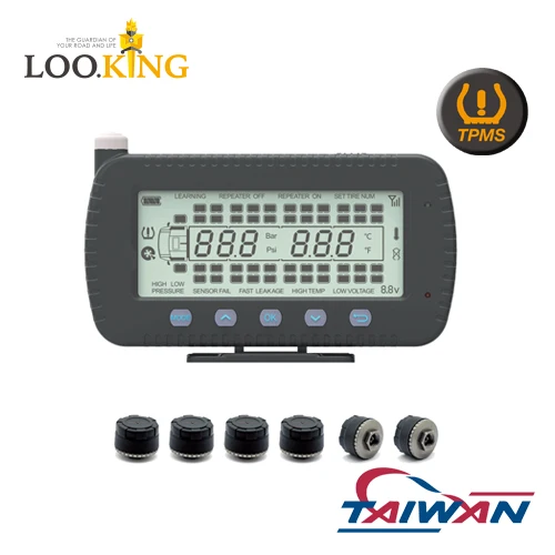 
 Тайваньские солнечные TPMS для грузовых шин 46, внешние датчики давления в шинах  