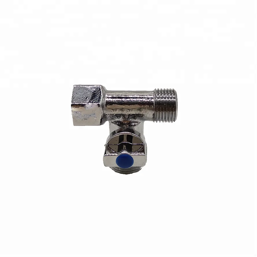 
2018 new product ORIENT High quality chrome plated 3way washing machine brass angle valve 1/2