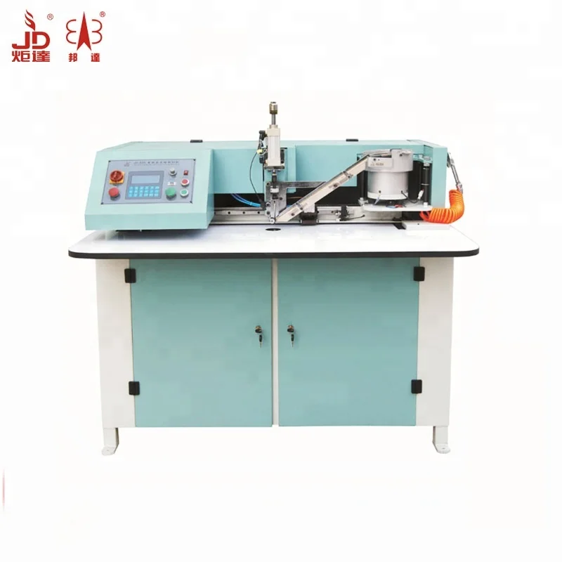 
Computer Full Automatic Clothes Leather Shoes Bag Four Claw Nail Riveting Machine,Button Attaching Machine 