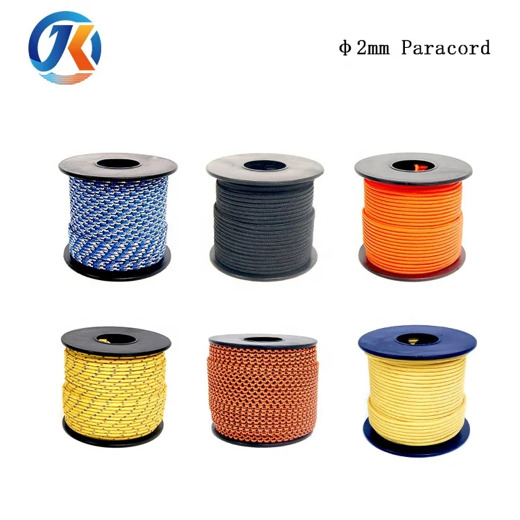 Wholesale Outdoor 100feet Nylon and Polyester Camping Parachute Cord Fashionable Survival Kit Accessories