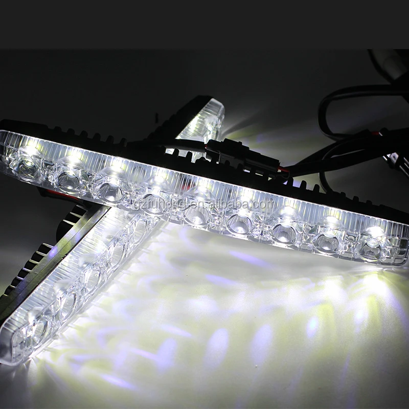 
12v white amber led daytime running light for drl led head lamp led turn signal light 