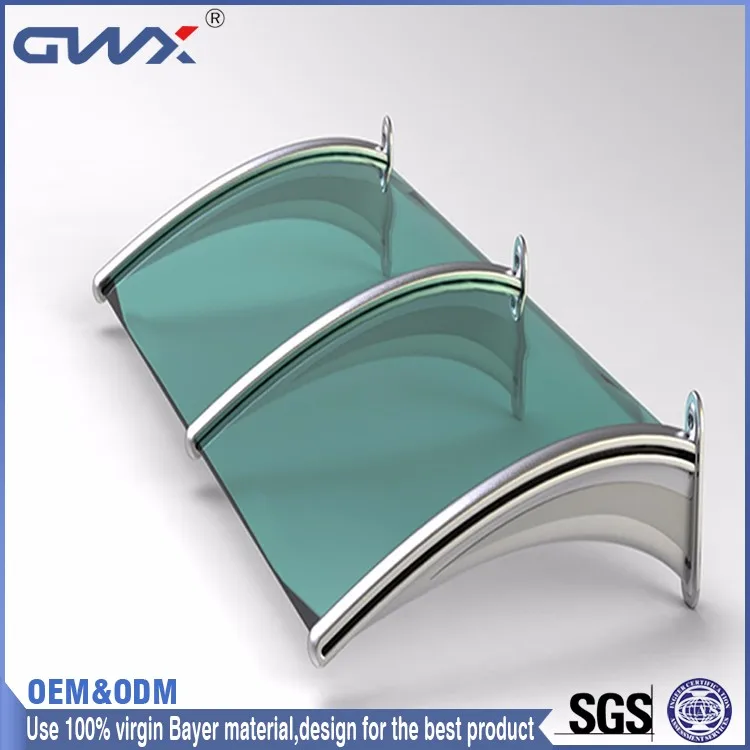 Transparent Solid Polycarbonate Sunshade For Window Awnings New Style Sun Shade Awning Roof Cover Outdoor