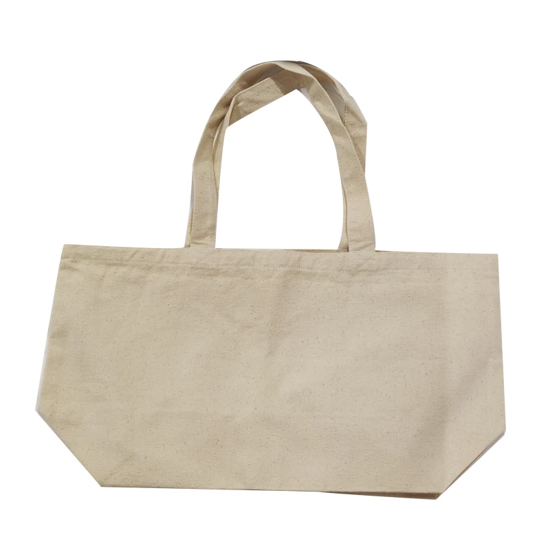
Natural white custom eco friendly heavy duty canvas tote bag 