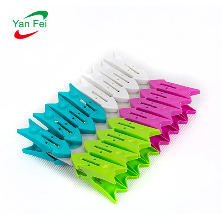 Оптовая продажа, высокое качество, лидер продаж, индивидуальные цветные пластиковые прищепки, модные прищепки для одежды, пляжное кресло, зажим для полотенец для стирки