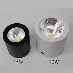Simple integrated  CE ROHS 25W Cylinder Surface Mount Downlight