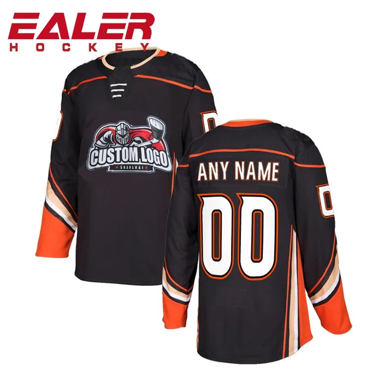 custom team logo professional san jose sharks tackle twill hockey jersey