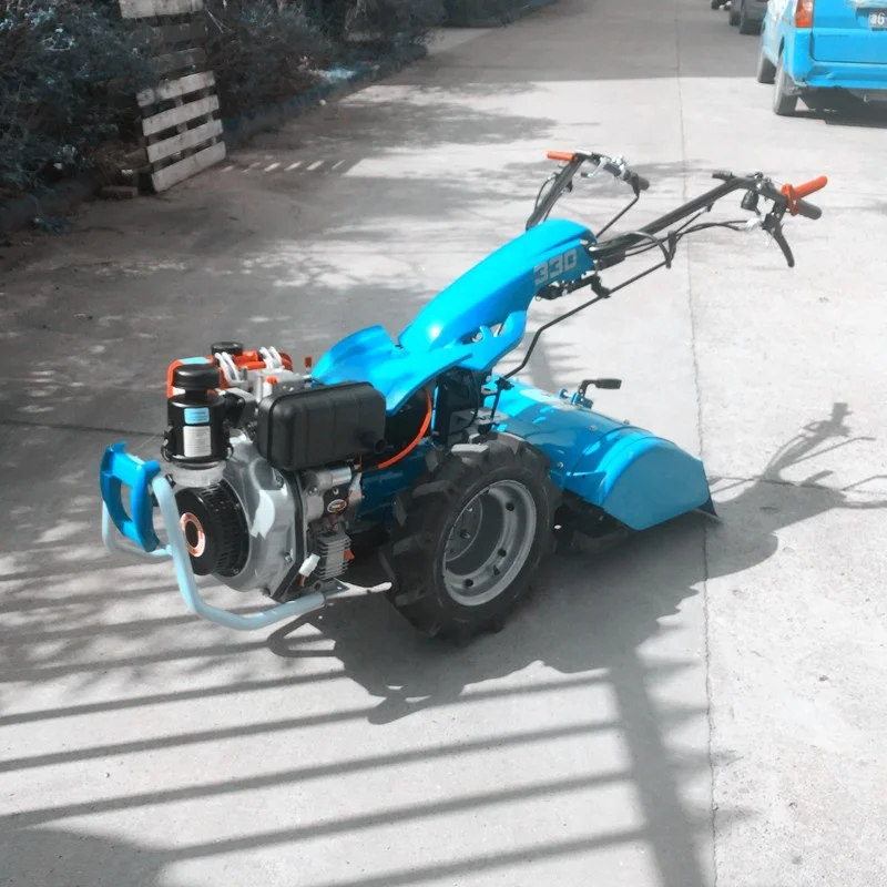 Manual Start Agricultural Walking Tractor Rotavator