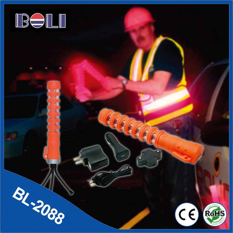 Security traffic warning light supplies led road flare