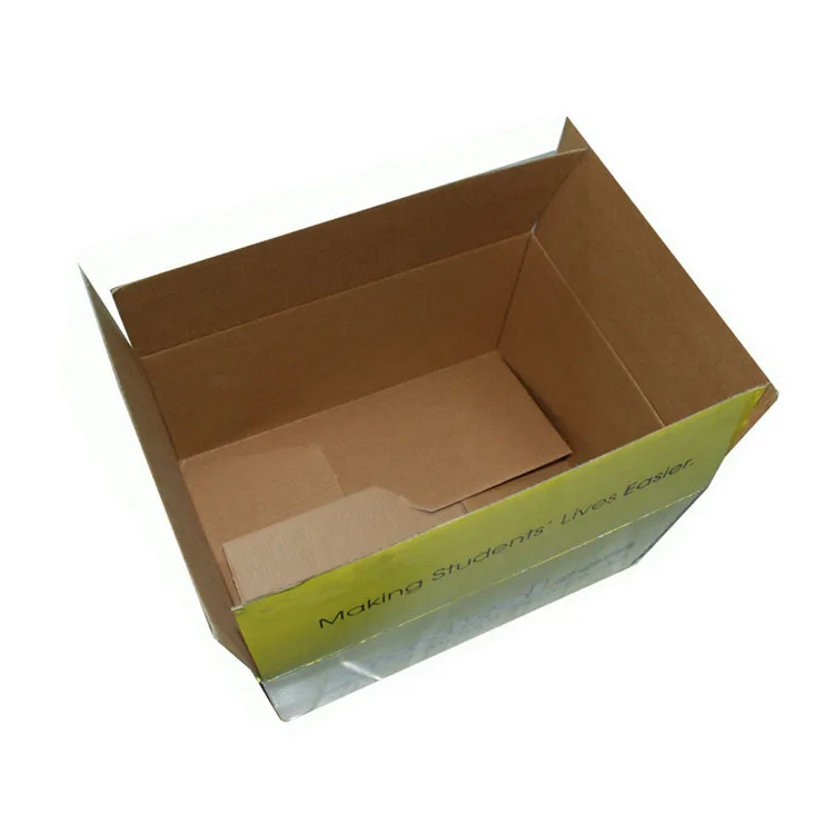 Matt lamination custom CMYK printed corrugated fruit packing box
