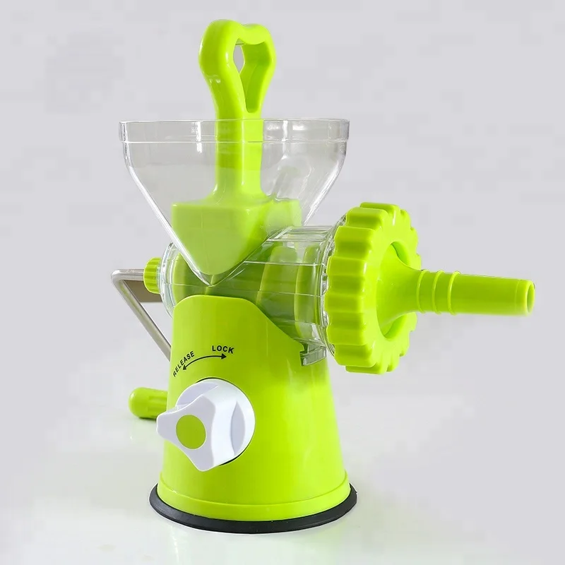 Plastic Manual Meat Grinder with Sausage Filling