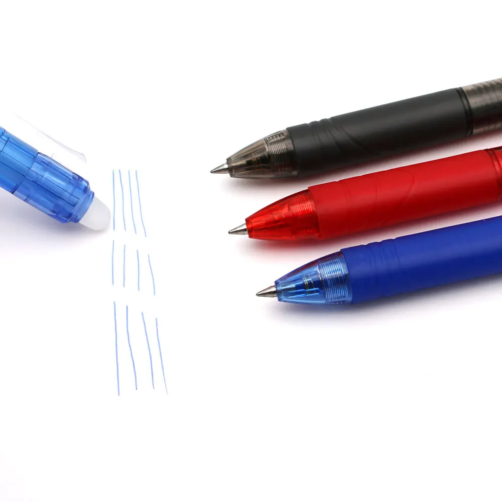 Clicker retractable erasable pens Colored erasable ballpoint Pens ideal for student Drawing and Easy Correction