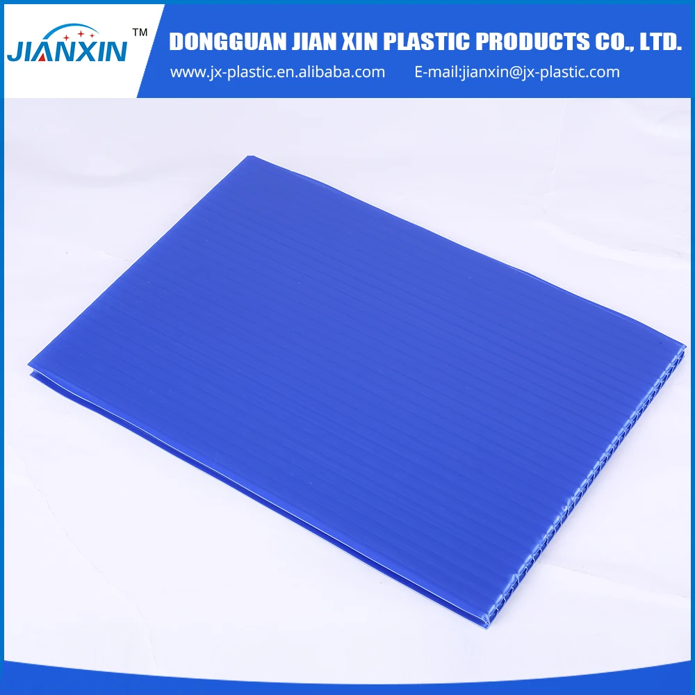 Оптовой пользовательских Цвет гофрированной pp полый лист