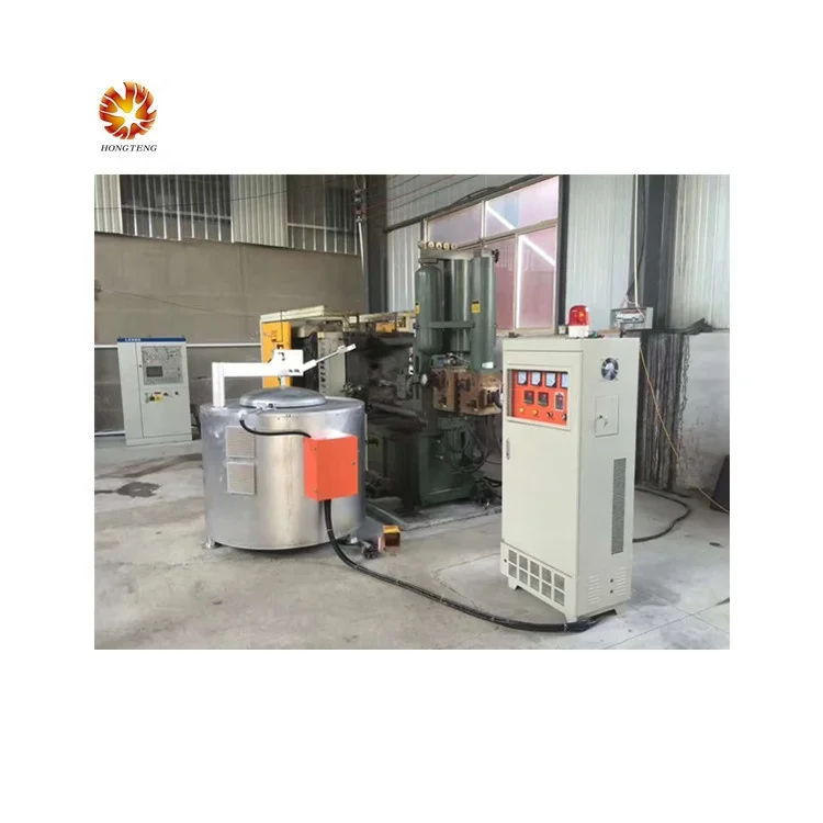 HONGTENG brand melting furnace 150kg for aluminium recycling to make ingots