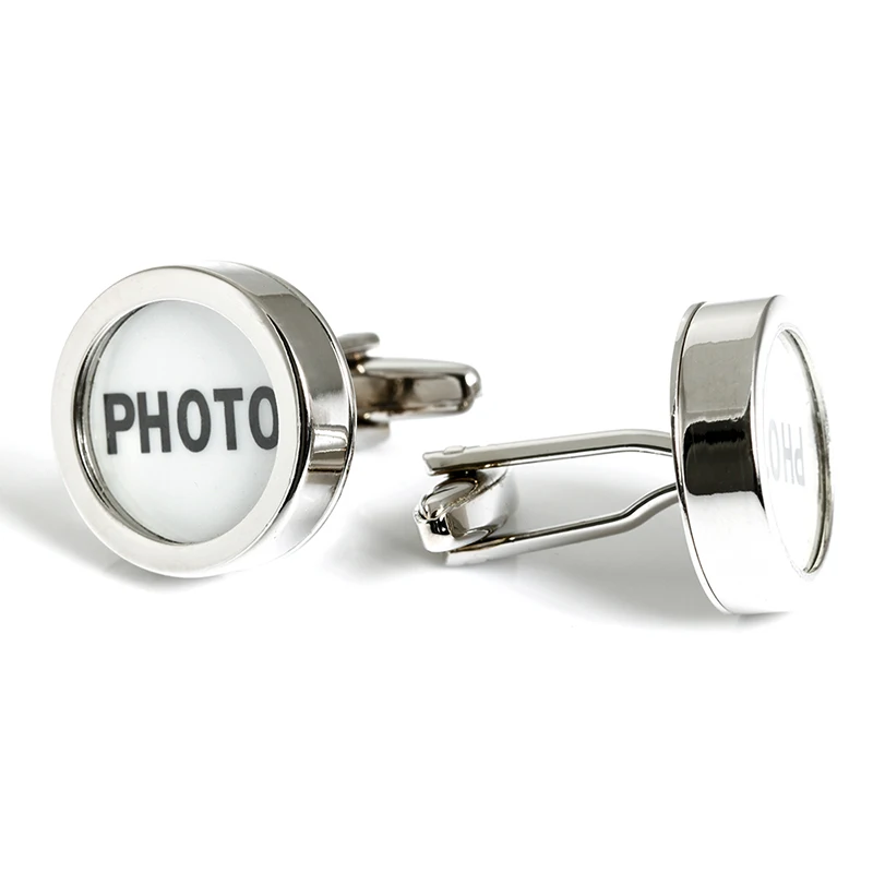 Blank photo cufflinks gift design cufflinks