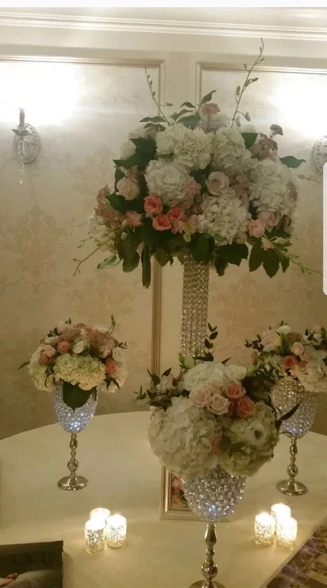 Crystal wedding aisle pillar for weddings decor