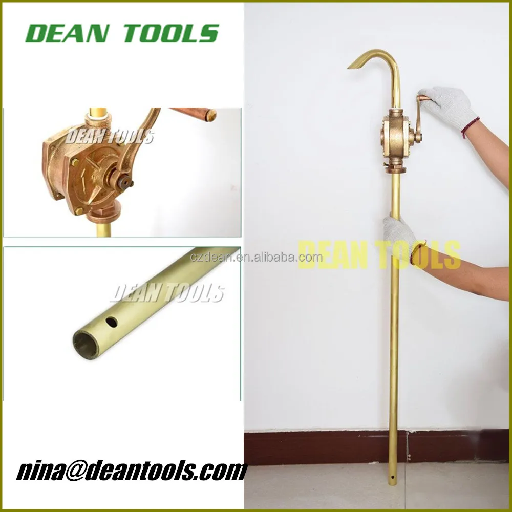 
Non Magnetic Non Sparking Beryllium Bronze Hand Oil Pump ,Rotary Drum Oil Transfer 
