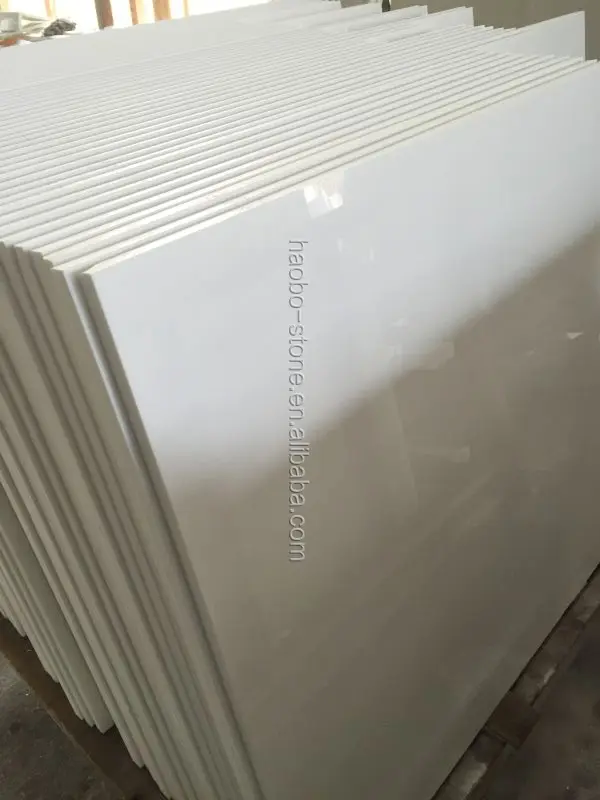 
Haobo 2016 New Products White Crystallized Glass Stone for Sale 